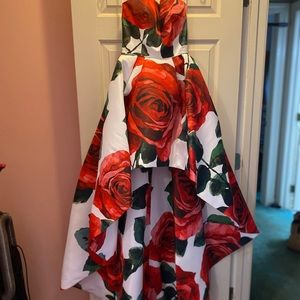 Sherri Hill High Low Prom Dress